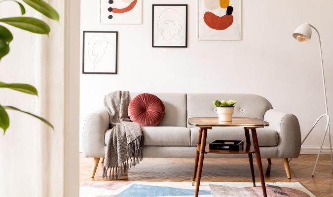Decluttered minimalist living room ideas