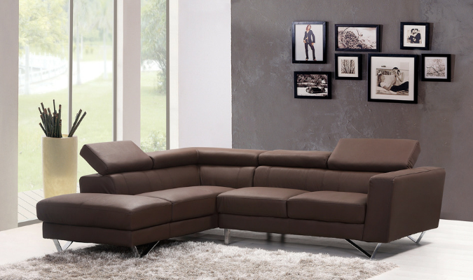 Brown Recliner Sofa