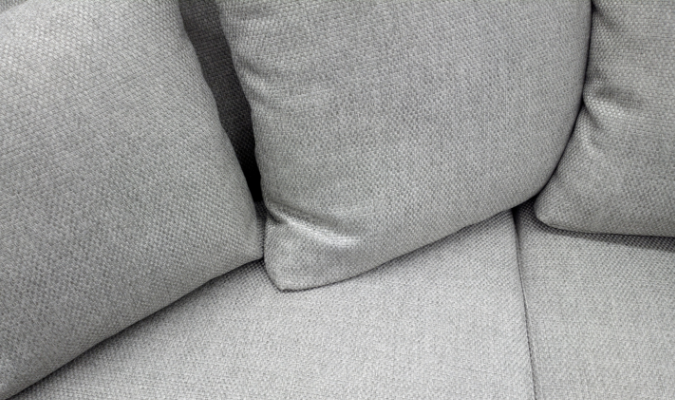 Stain-free grey fabric sofa
