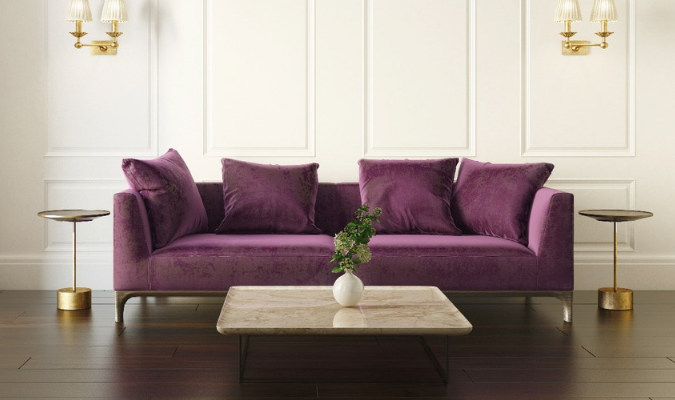 Fashionable Velvet Sofa