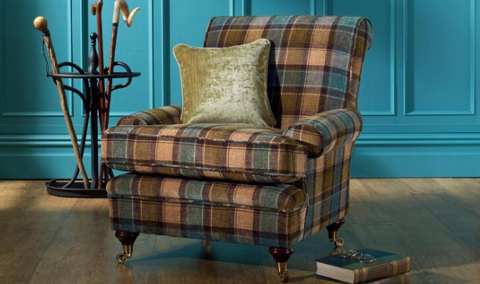 Glencoe Tartan upholstery fabric