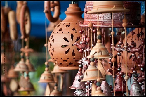 Hanging Terracotta Lamps