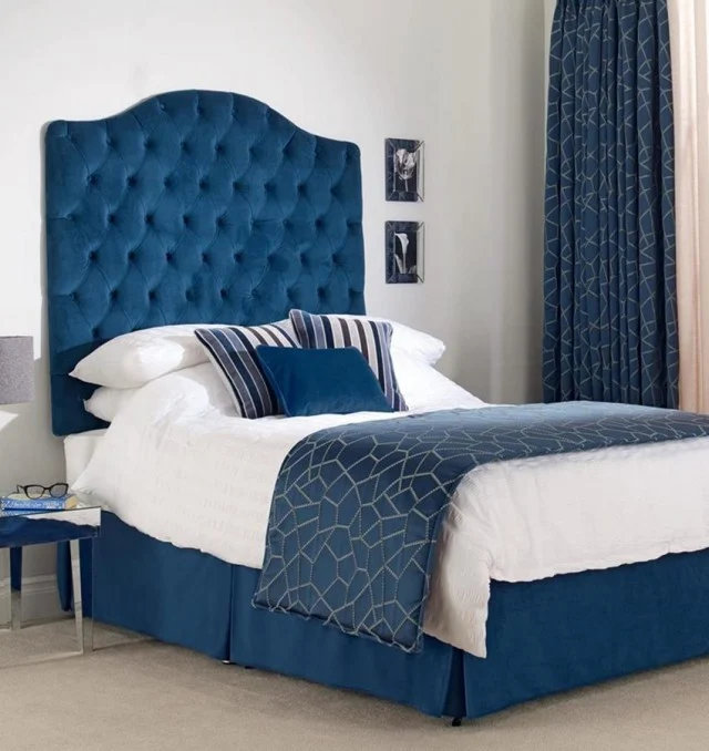 plumbs blue fabric