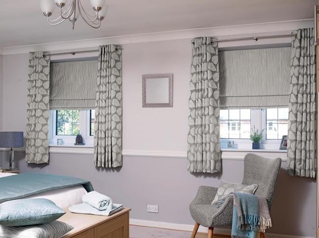 Grey curtains - Wickham