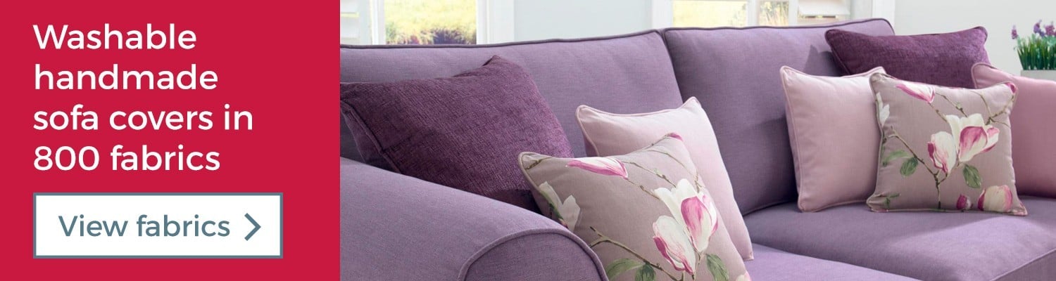Washable handmade sofa covers in 800 fabrics