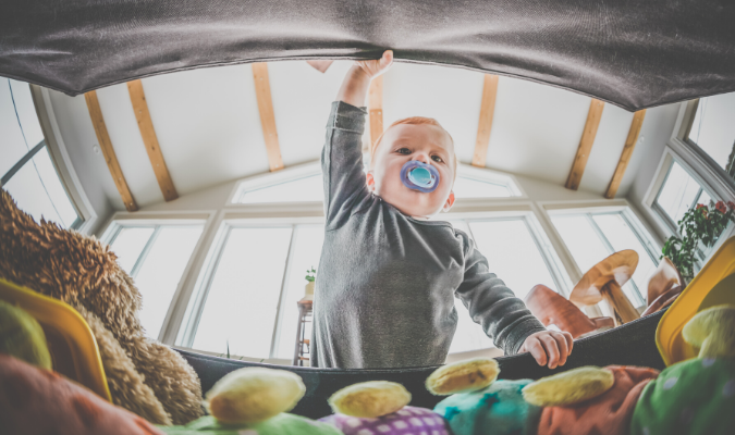 Upcycled Furniture In Child 's Playroom