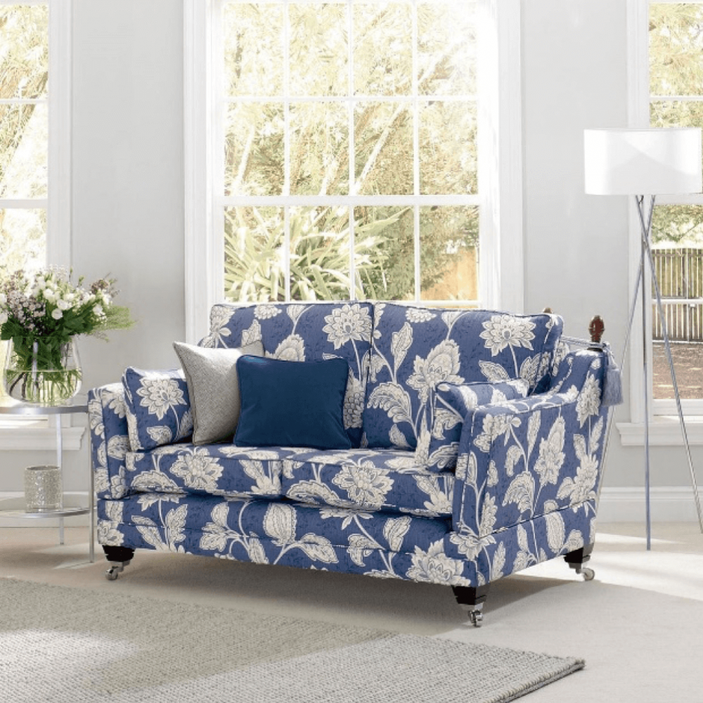 Plumbs blue pattern sofa covers