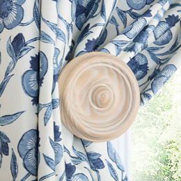 Plumbs bespoke curtain tiebacks