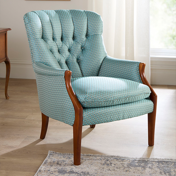 Plumbs chair reupholstery