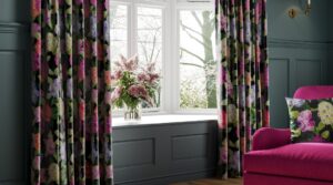 Annabelle Teal made-to-measure curtains