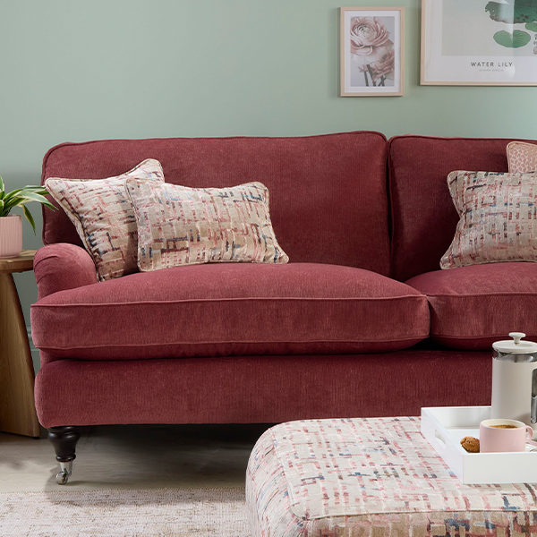 Cardinal Plum reupholstery