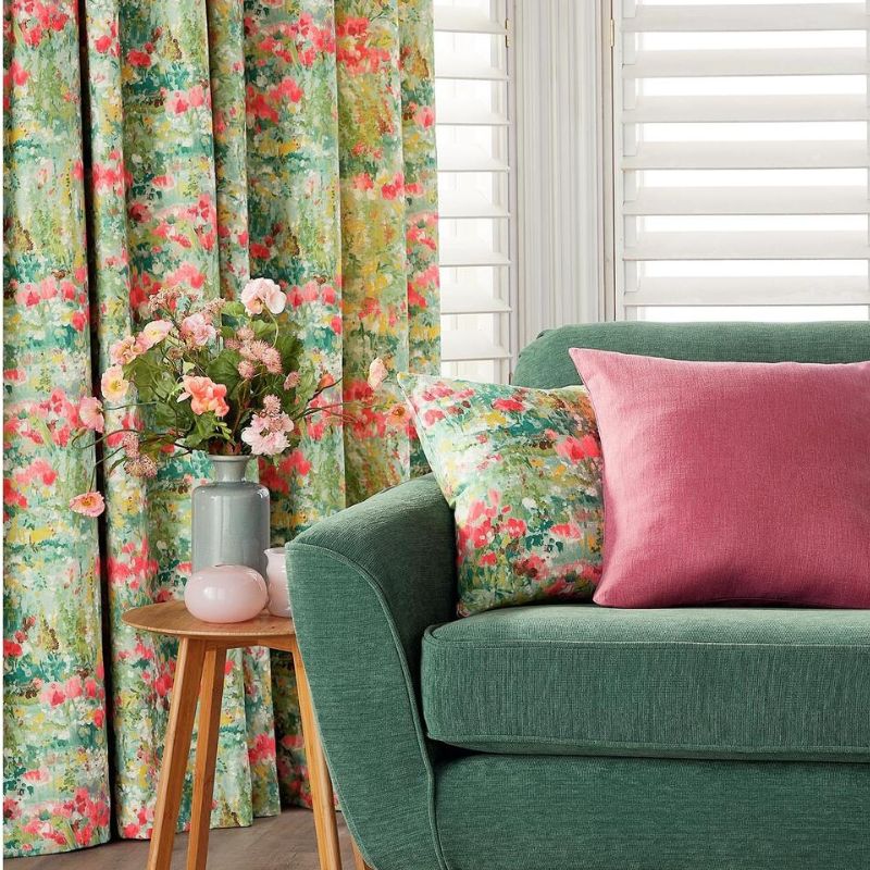 Lucerne made-to-measure curtains from Plumbs