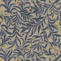 LEAVES & BERRIES - NAVY