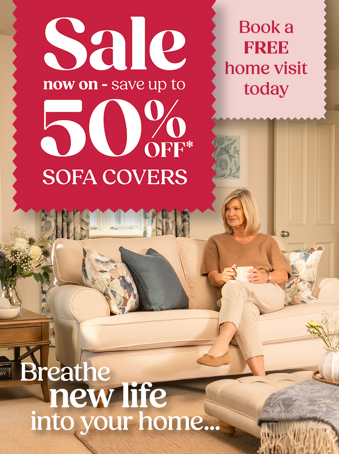 January Sale | Sofa covers & curtains