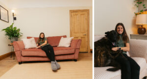 Lauren Steadman's sofa covers