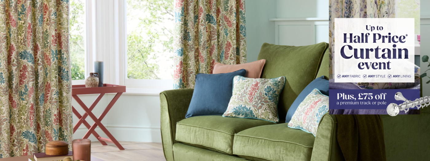 Up to Half Price Curtain Event