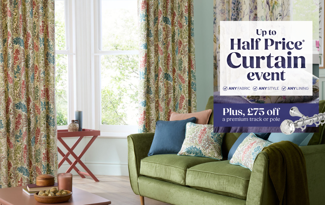 Up to Half Price Curtain Event