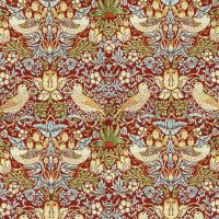 STRAWBERRY THIEF TAPESTRY - RUBY