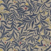 LEAVES & BERRIES - NAVY