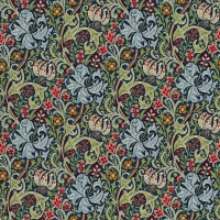 GOLDEN LILY TAPESTRY - DENIM